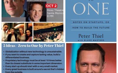 A good read! Peter Thiel. “ZERO to ONE”