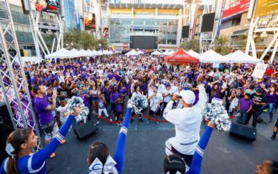 Rocking Out At L.A. Live With The Lupus Foundation