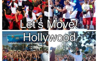 Michelle Obama`s Let`s Move! fitness ambassador in Hollywood, CA