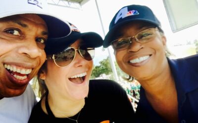 Rollin with KNBC/LA reporter Toni Guinyard at The 2017 Walk MS at Rose bowl