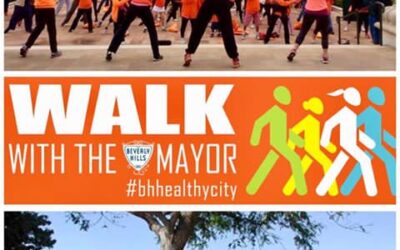 Beverly Hills “Walk with the Mayor” Lili Bosse rolls to Roxbury Memorial Park!