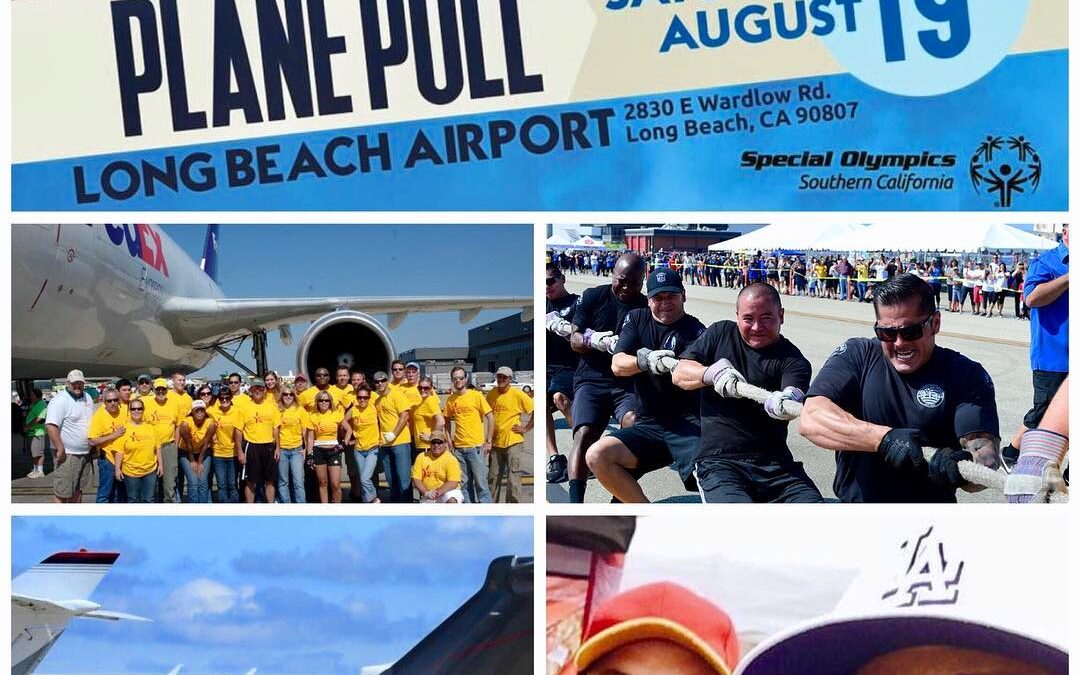 The Charity Fitness Tour rolled to The 2018 Special Olympics Fed Ex “Plane Pull” Challenge!