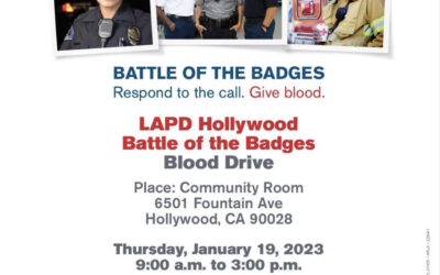 The CHARITY FITNESS TOUR rolls to The 2023 Battle of the Badges- Respond to the call. Give Blood.