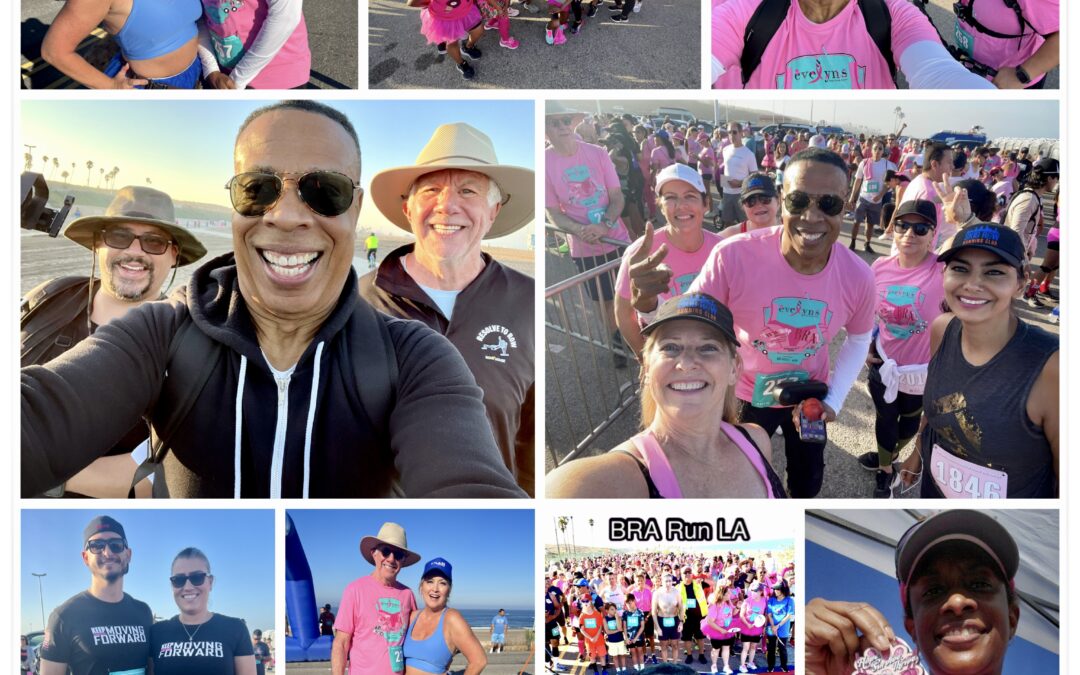 The Charity Fitness Tour rolled to Torrance Memorial Hospital`s BRA Run LA 5/10/15 k at Dockweiler Beach