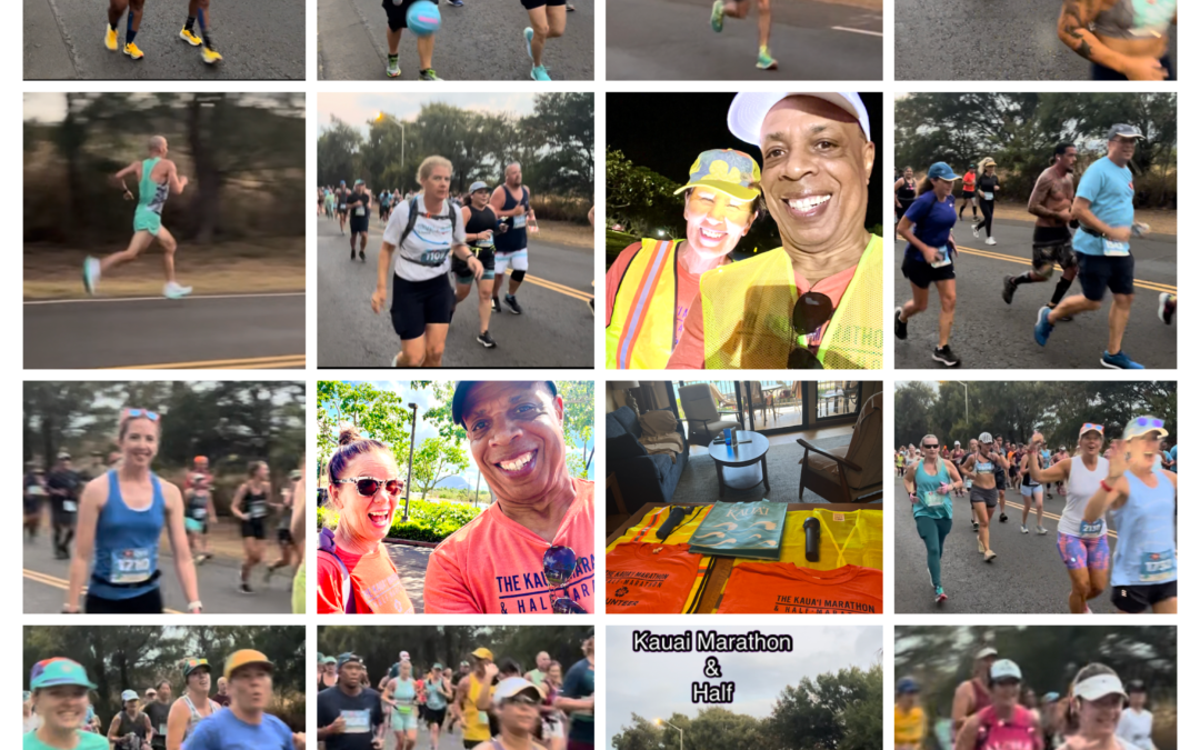 The Charity Fitness Tour flew over to support the 2023 Kauai Marathon & Half Marathon family