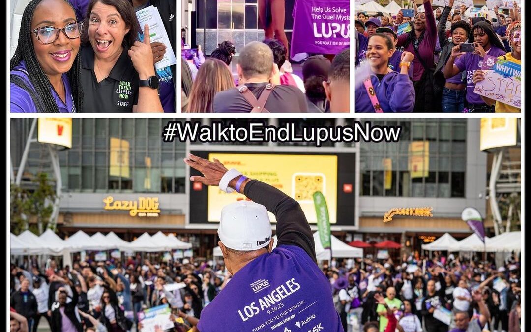The Charity Fitness Tour rolled to The 2023 Walk to End Lupus at LA LIve Saturday, September 30th