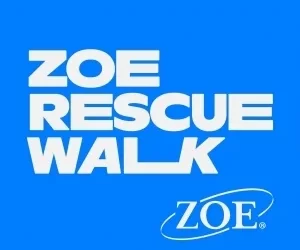The Charity Fitness Tour supports the 2023 ZOE Rescue Walk in Ojai CA.,  to End Child Trafficking.
