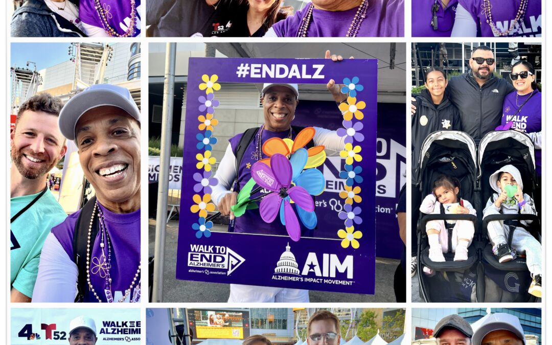 The Charity Fitness Tour rolled to The 2023 Walk to End ALZ at LA Live supporting KNBC/LA`s Lynette Romero