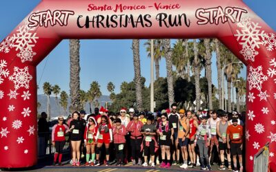 The Charity Fitness Tour sleighed over to The SantaMonica/Venice Christmas Run Saturday Dec. 2, 2023