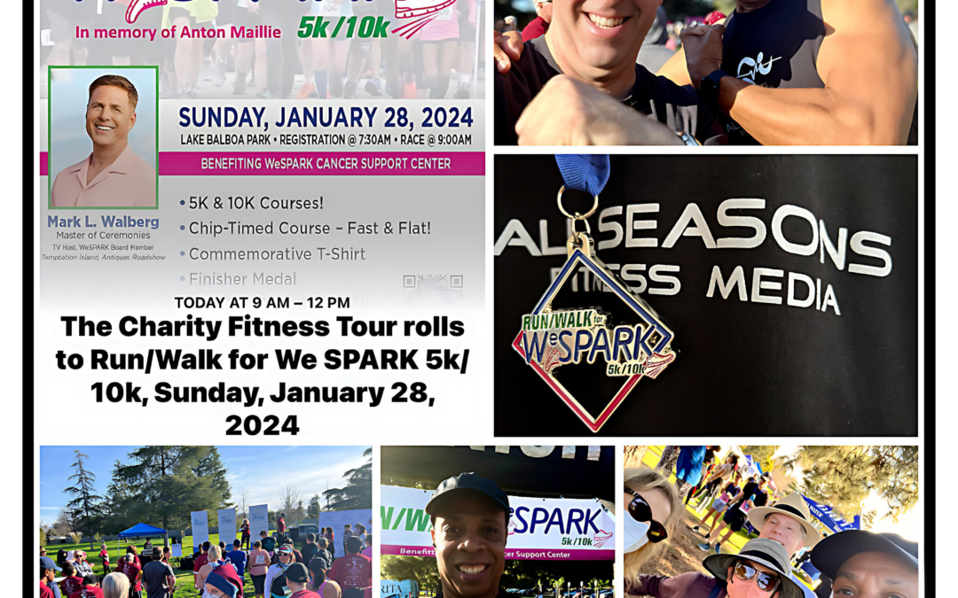 The Charity Fitness Tour rolled to support The WeSPARK Cancer Support Center 5k-10k, Sunday, January 28, 2024