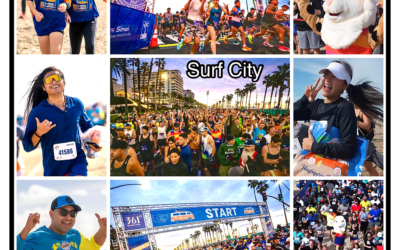 The Charity Fitness Tour rolled to The Surf City Marathon & 5/k in Huntington Beach, February 4, 2024