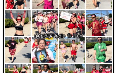 The Charity Fitness Tour rolled over to The 2024 Cupid`s 1k Undie Fun Run in Santa Monica, CA Saturday February 10, 2024