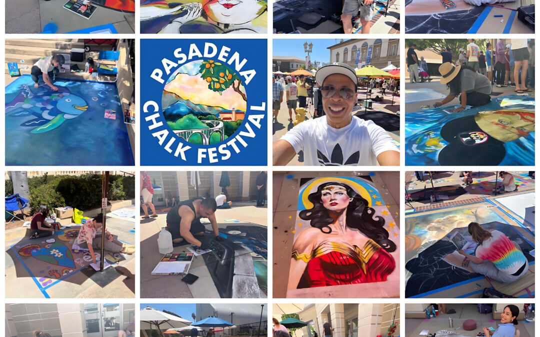 The Charity Fitness Tour rolled to The Pasadena Chalk Festival at Pasadena Convention Center, Sunday, June 23, 2024