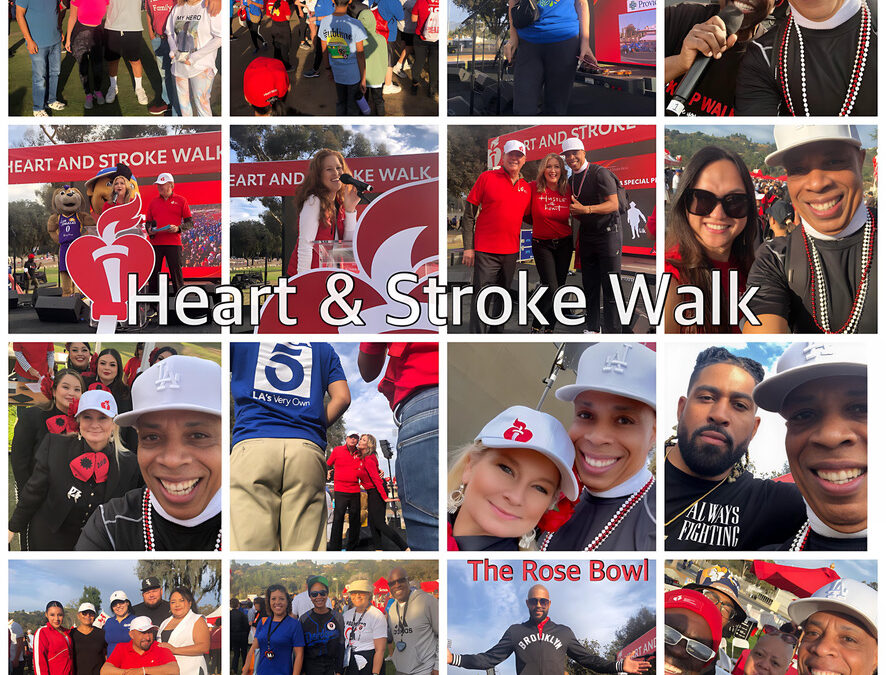 The Charity Fitness Tour rolled to The Heart & Stroke Walk LA at The Rose Bowl, October 27, 2024