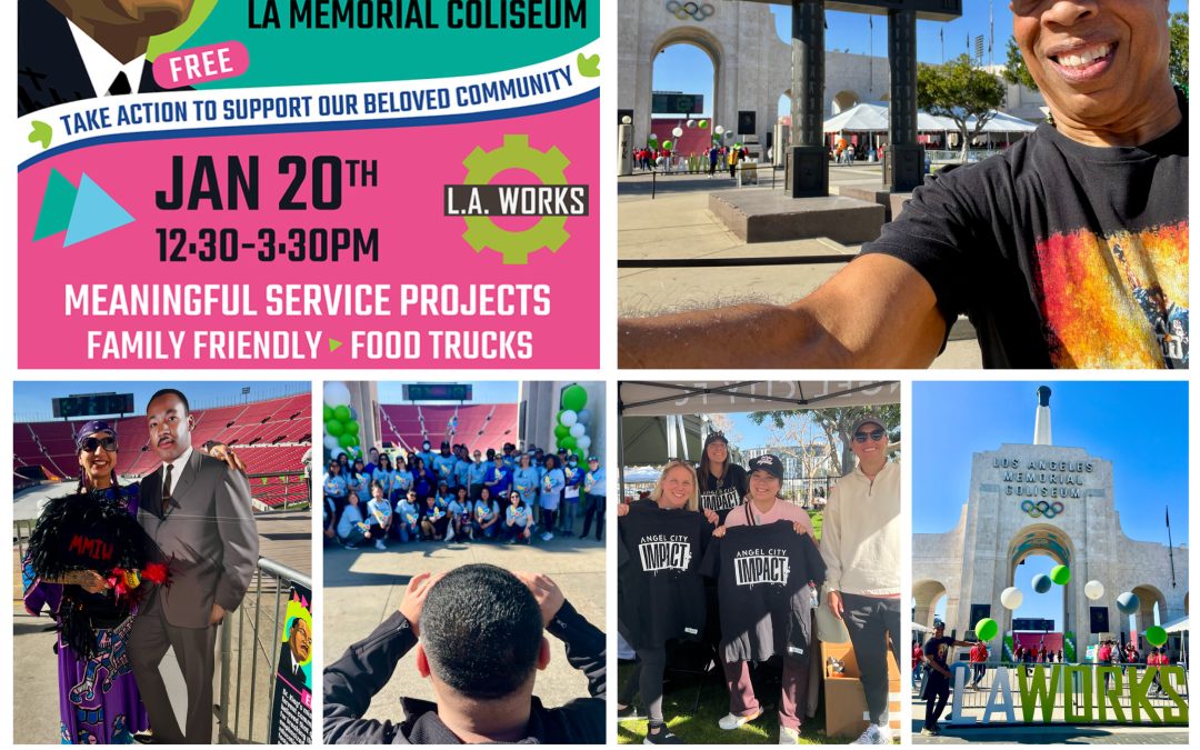 The Charity Fitness Tour rolled to The MLK Day Volunteer, Donations & Giveaway Event at LA Memorial Coliseum. January 20, 2025