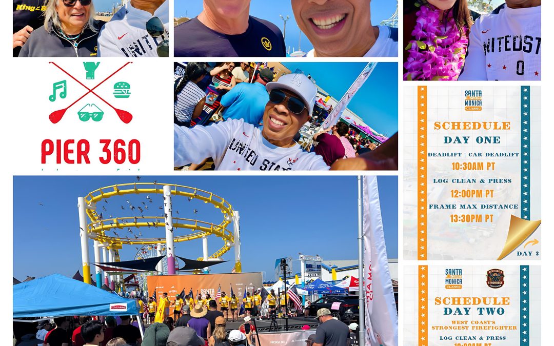 The Charity Fitness Tour biked over to The Santa Monica Pier 360 Saturday June 28, 2025