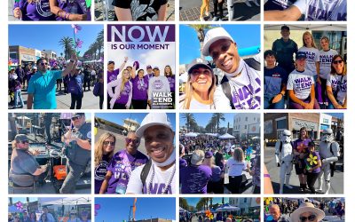 The Charity Fitness Tour rolled to The 2025 Walk to END ALZ  at The Hermosa Beach Pier Plaza, Saturday, October 11, 2025.