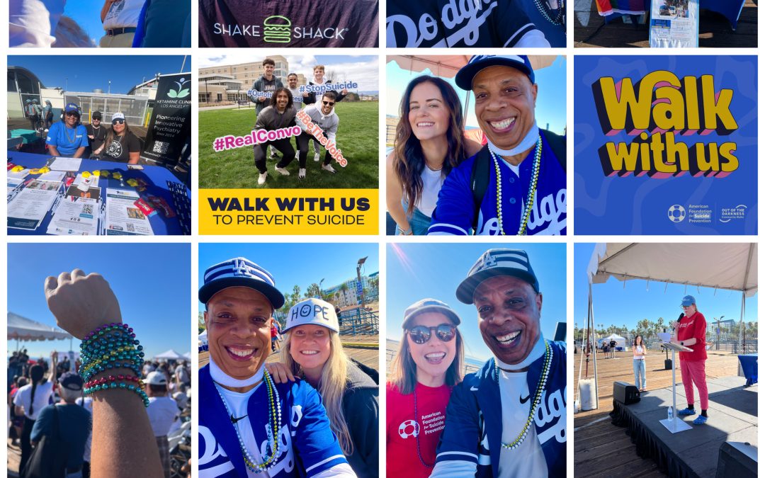 The Charity Fitness Tour biked over to The Greater LA/SM Walk for Suicide Prevention Support  at Santa Monica Pier, Saturday, October 18, 2025