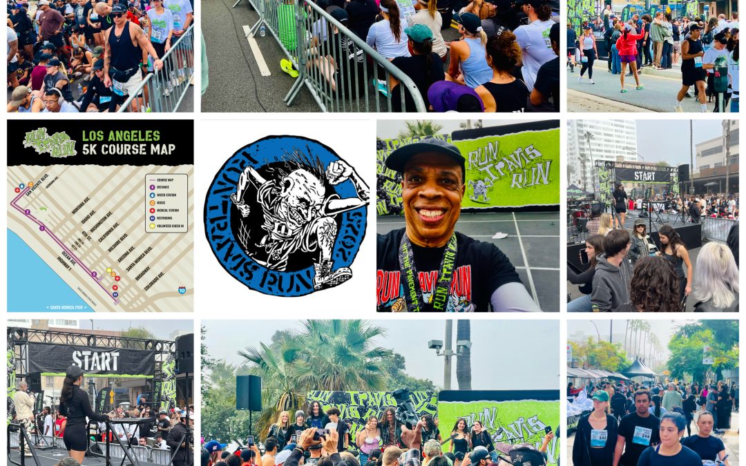 The Charity Fitness Tour rolled to support Travis Barker, and run in The RUN Travis RUN LA 5k, in Santa Monica, Sunday November 9, 2025