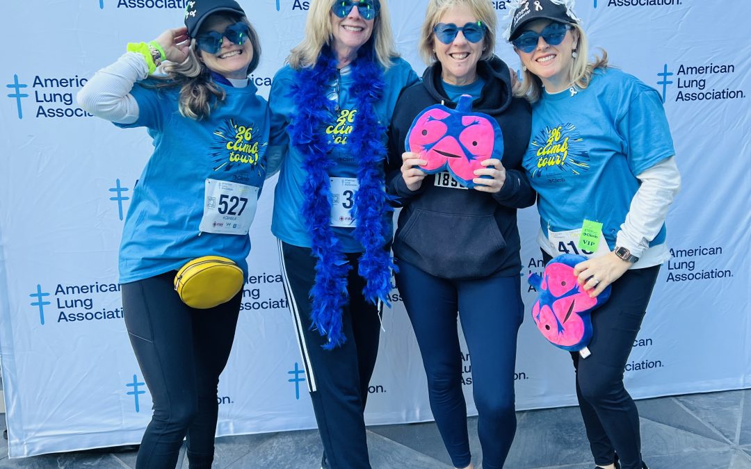 The Charity Fitness Tour rolled to The Fight for Air Stair  Climb at The Wilshire Grand Center, Feb. 22, 2026